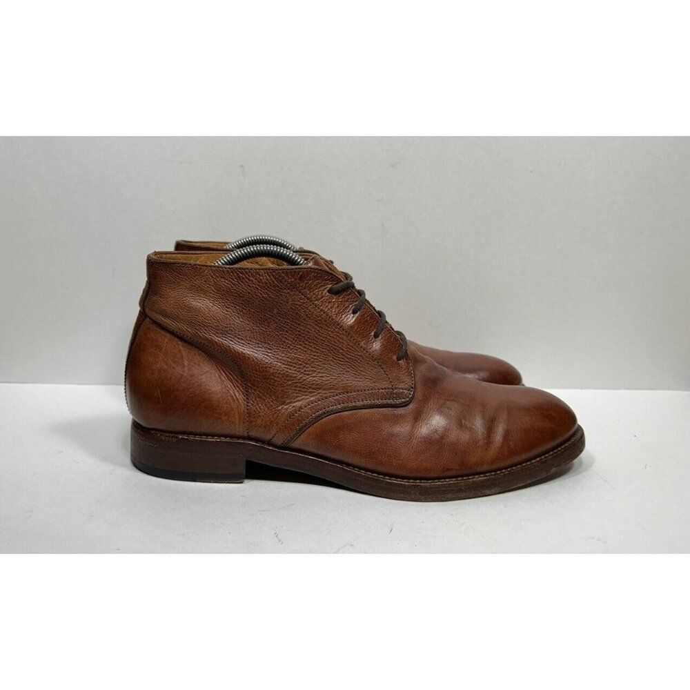 Frye Chase Chukka Men’s Size 13 M Brown Leather 3480041-RDD Boots Made In Italy